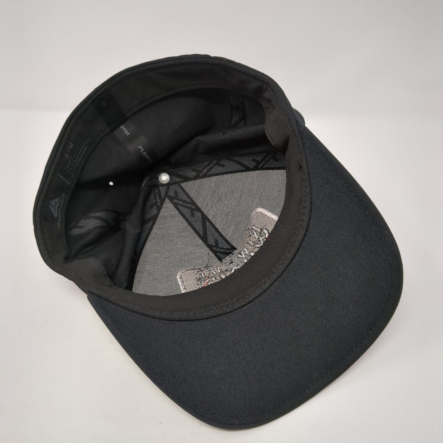 New Age Wraps Custom Vehicle Fitted Hat Black S/M Embroidered Flexfit Delta