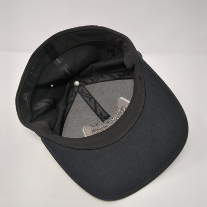 New Age Wraps Custom Vehicle Fitted Hat Black S/M Embroidered Flexfit Delta