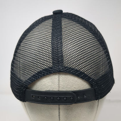 Trucker Hat Black One Size Stay Humble Hustle Hard Patch Snapback Mesh Back Hat