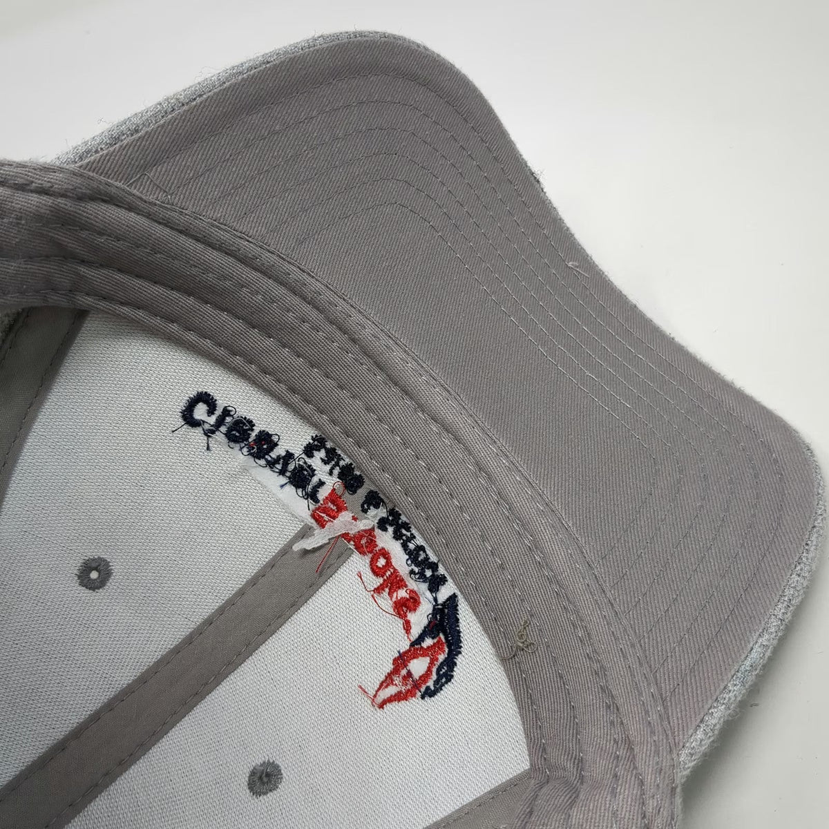 Otto Snapback Hat Gray One Size CleaverBrooks Sales & Service Logo Wool Blend