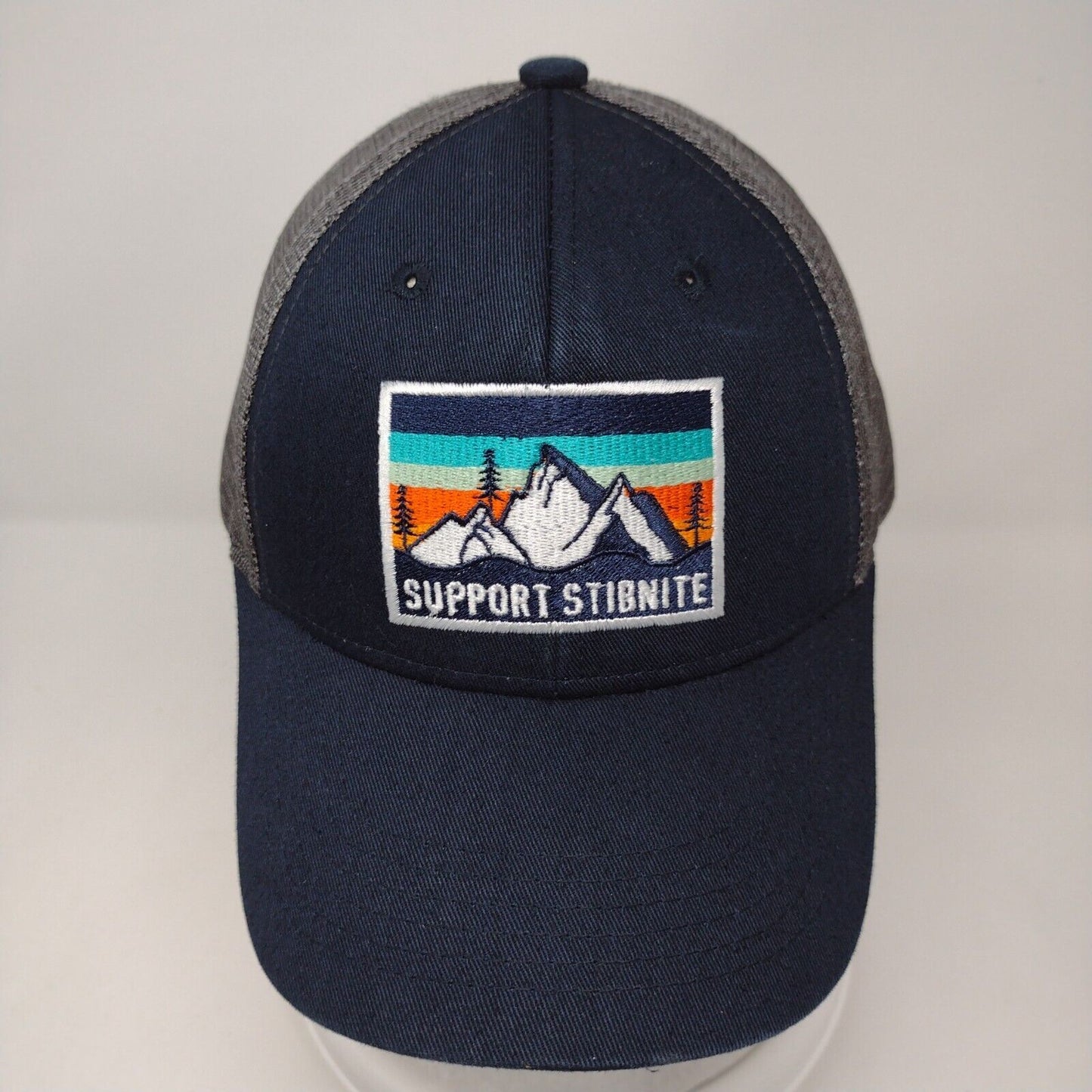 Support Stibnite Snapback Mesh Back Trucker Hat Multi OSFA Embroidered