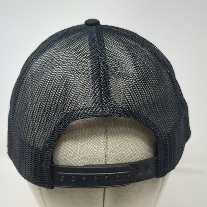Idaho National Laboratory INL Trucker Hat Black One Size Snapback Mesh Back