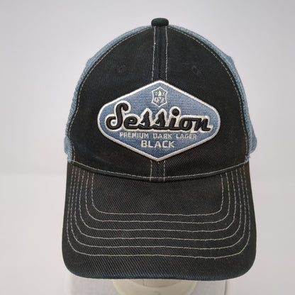 Session Premium Dark Lager Black Slideback Trucker Hat Black One Size