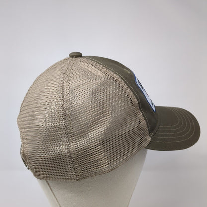 Let's Go Flying Idaho National Guard Snapback Trucker Hat Brown OS Mesh District