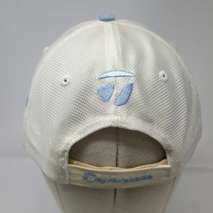 TaylorMade Baseball Cap Blue One Size Mesh Back r7 Logo Strapback Golf Hat Pro