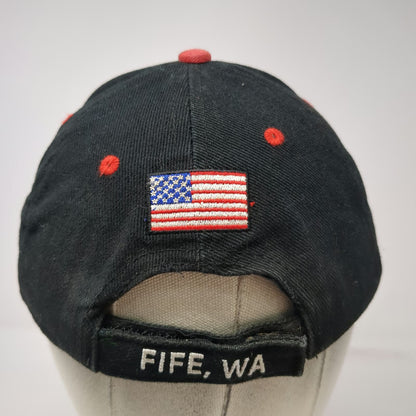BuyMoreCaps Peterbilt Western Fife WA Black Baseball Cap One Size Strapback Hat
