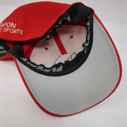 Indian Ripon Jrotc Sports Fitted Hat Red L/XL Embroidered Flexfit Yupoong