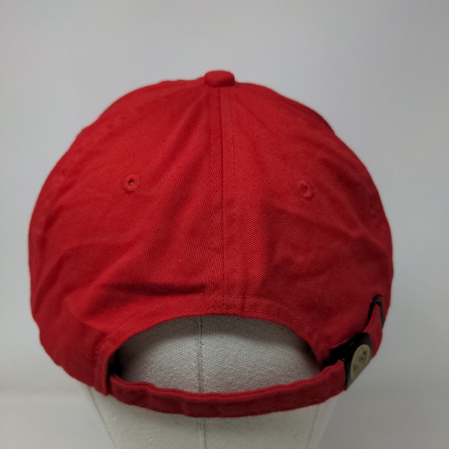 Buc-ees Slideback Hat Red OSFM Adjustable Embroidered 6 Panel Cotton