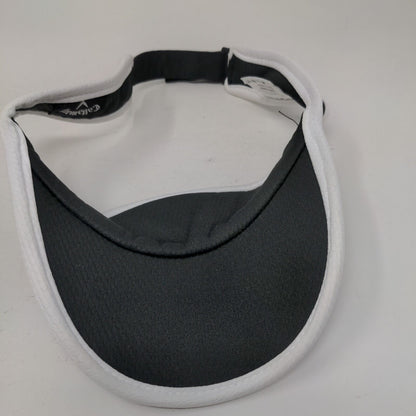 Callaway Strapback Golf Sun Visor Black One Size Adjustable Embroidered