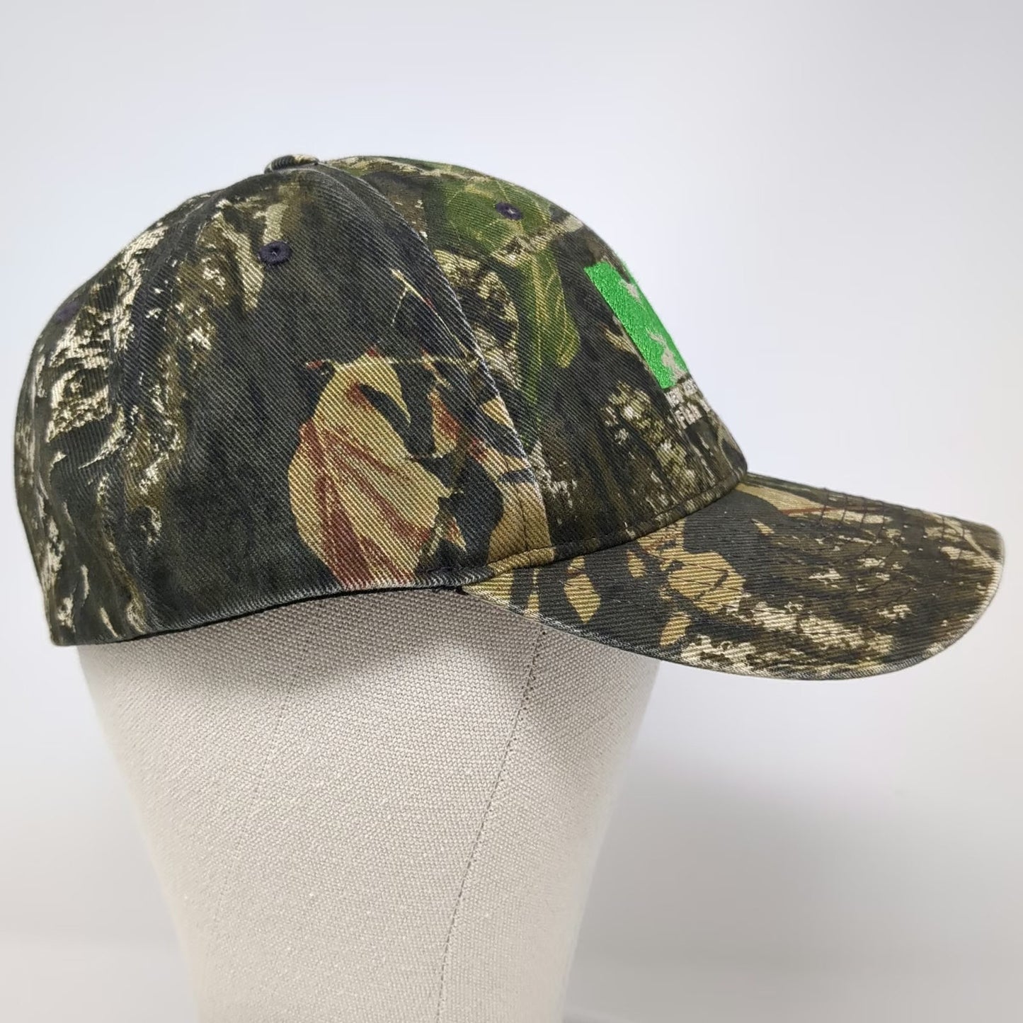 Flexfit Baseball Cap Green XL New Jersey Fish Wildlife Embroidered Hat Stretch