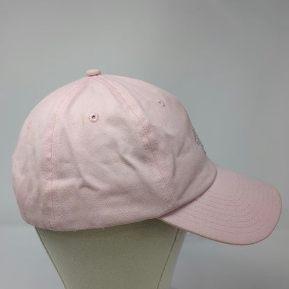 True Religion 5 Panel Pink One Size Hat Rhinestone Horseshoe Logo Bling Snapback