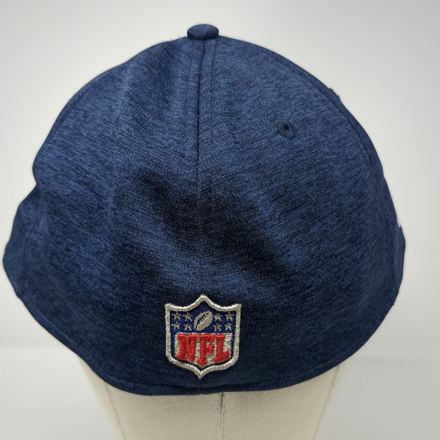 New England Patriots NFL New Era Cap Hat Blue XL 39THIRTY Stretch Fit Logo Patch