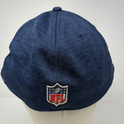 New England Patriots NFL New Era Cap Hat Blue XL 39THIRTY Stretch Fit Logo Patch