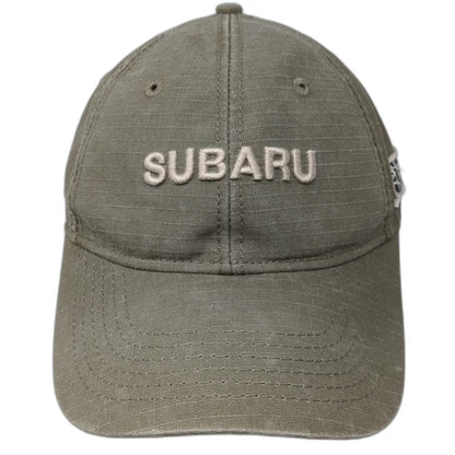 Overland Subaru Green Baseball Cap One Size Ripstop 1958 Patch Strapback Hat