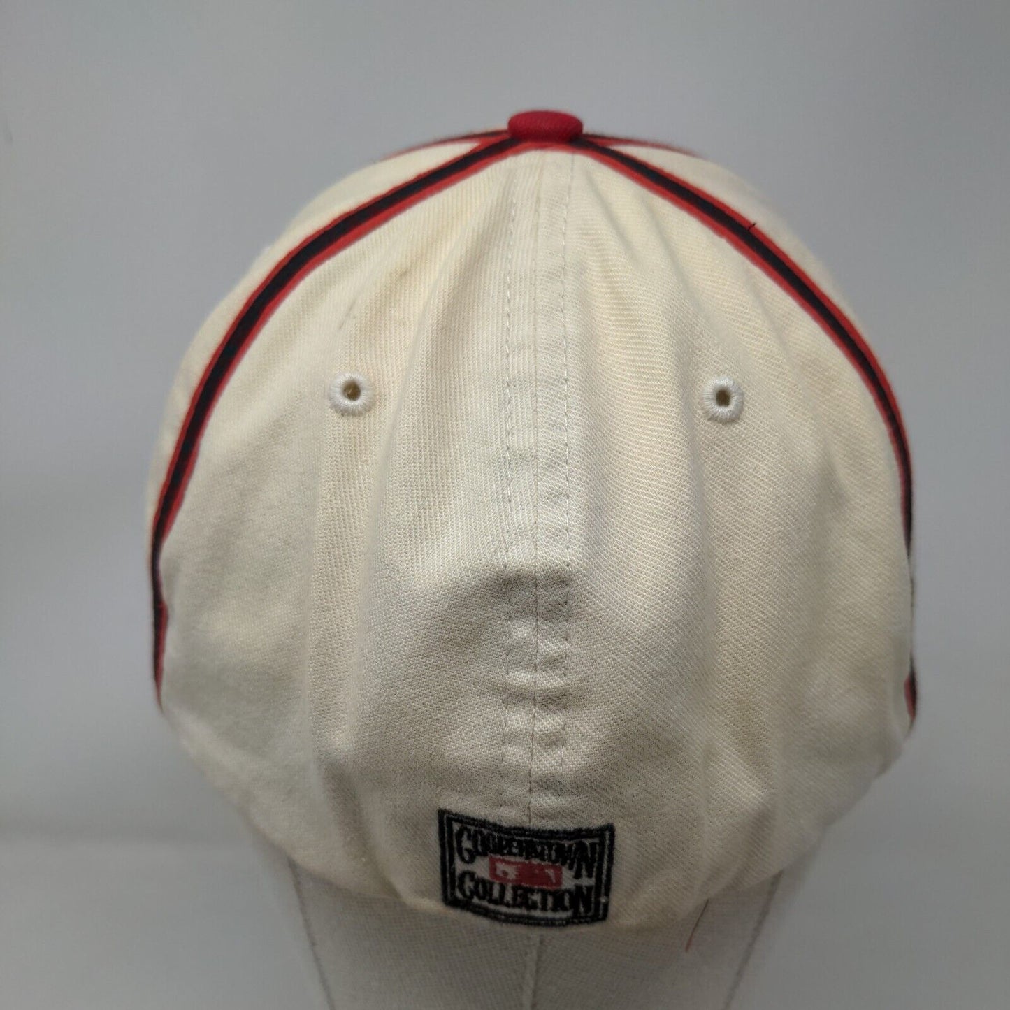 Twins Enterprise Cooperstown Collection Cincinnati Reds Hat Tan OSFA MLB Logo