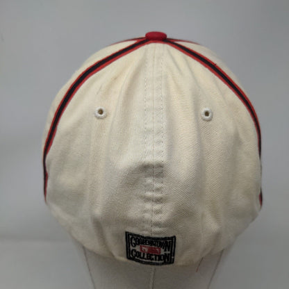 Twins Enterprise Cooperstown Collection Cincinnati Reds Hat Tan OSFA MLB Logo