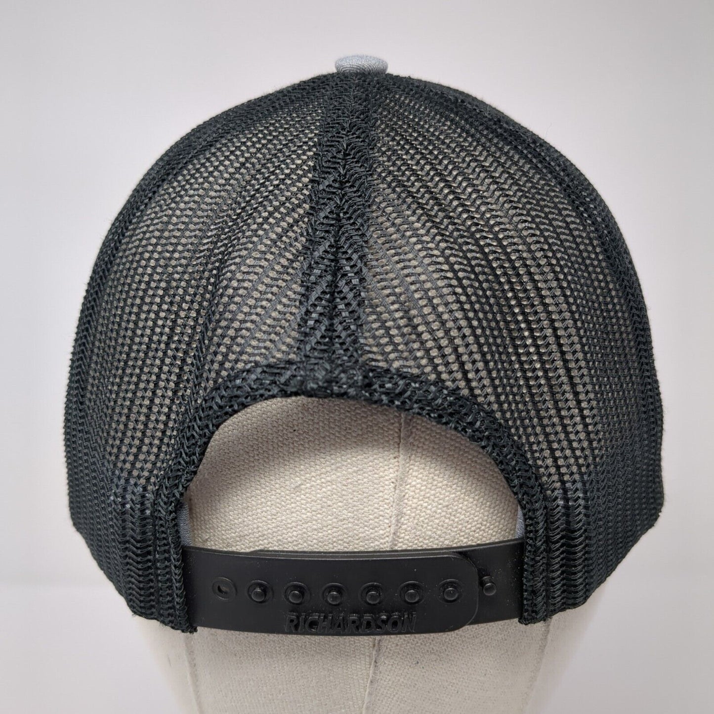 Golf Cart Snapback Trucker Hat Gray One Size Adjustable Mesh Back Richardson