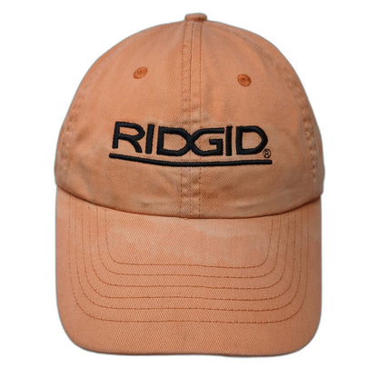Cobblestone Promotions RIDGID Orange One Size Baseball Cap Slideback Cotton Hat