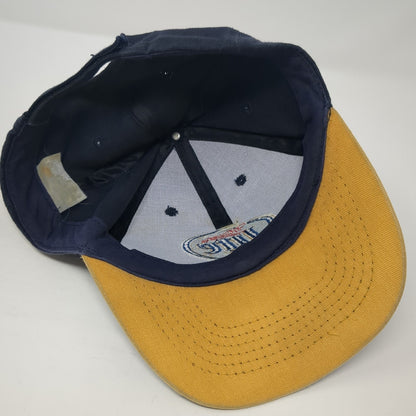 Miller Lite Strapback Baseball Cap Blue One Size Adjustable Embroidered 6 Panel