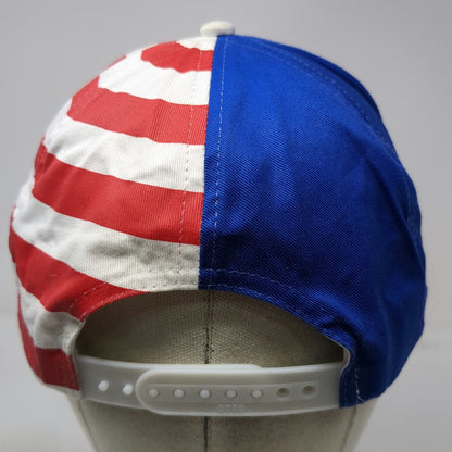 OTTO 5 Panel Blue Red White One Size J&K Trucking American Flag Snapback Hat
