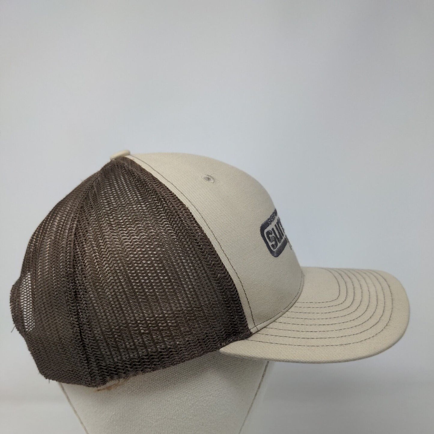 SVSEF Sun Valley Freestyle Snapback Trucker Hat Tan OS Adjustable Richardson