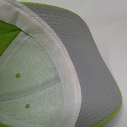 Unbranded Fitted Hat Green 7 1/8 Solid Vent Holes 6 Panel Blank