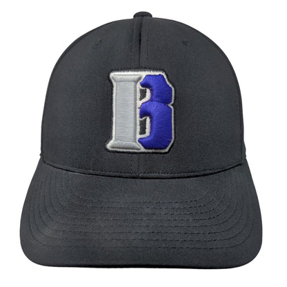 Richardson Men's Fitted Hat Black Size S-M Embroidered B Logo PTS 20
