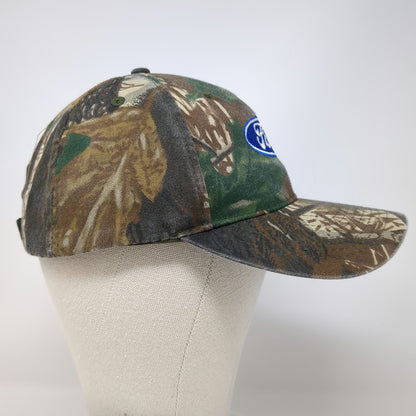 Nissin Baseball Cap Green One Size Camo Ford Lithia Ford Dealer Logo Truck Hat
