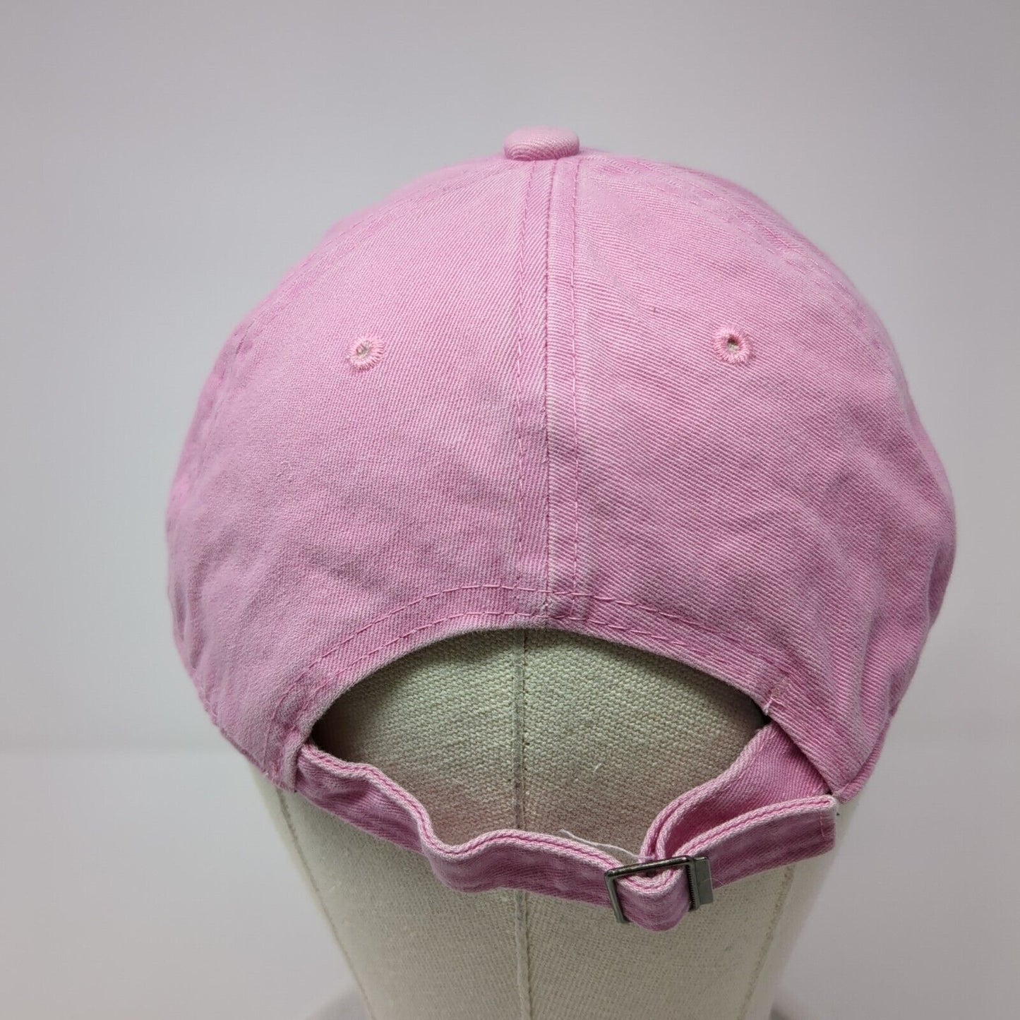 Bad Hair Day Slideback Hat Pink One Size Adjustable Embroidered 6 Panel