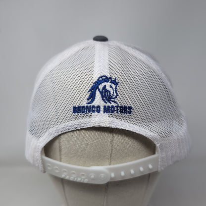 Jason Hawkins Memorial Snapback Trucker Hat Gray OS Mesh Back Bronco Motors