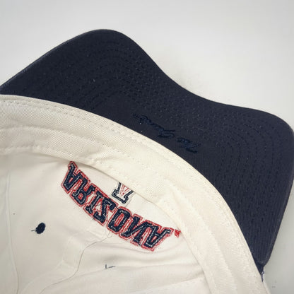 The Game Arizona Wildcats NCAA White Baseball Cap One Size Slideback Cotton Hat