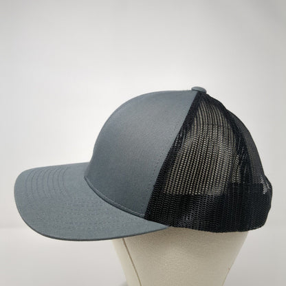 Agri-Access Snapback Trucker Hat Gray OS Adjustable Mesh Back Pacific Headwear