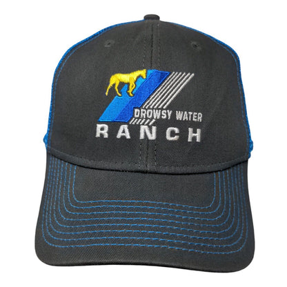 Drowsy Water Ranch Snapback Trucker Hat Multicolor One Size Mesh Back Ouray