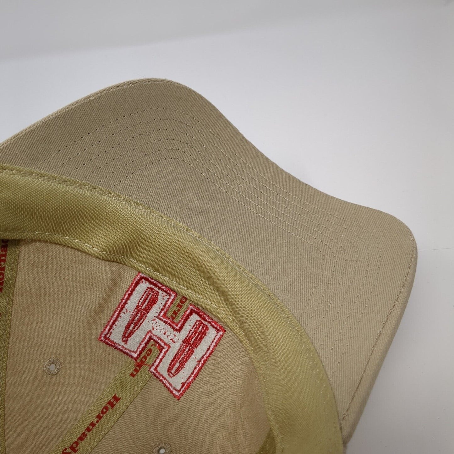Hornady Strapback Hat Tan One Size Adjustable Embroidered 6 Panel Cotton