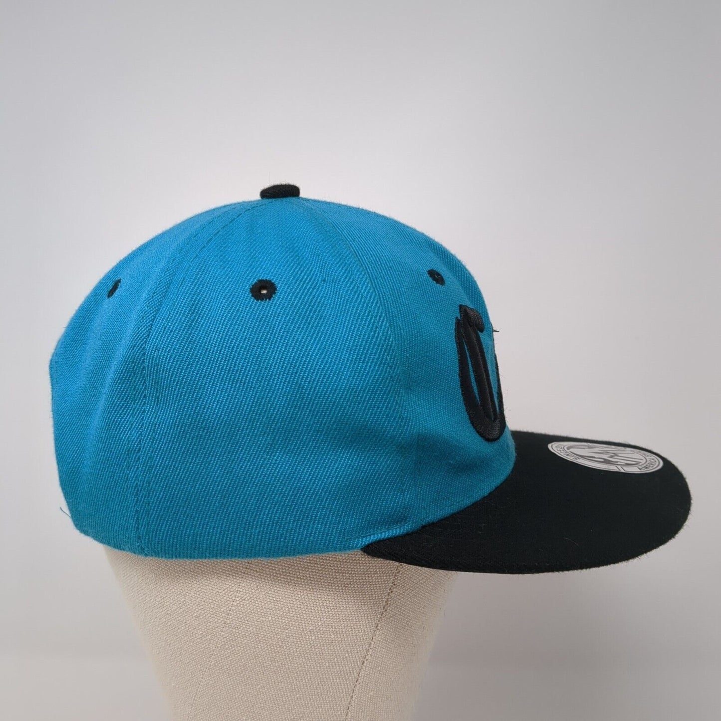 Cali Snapback Hat Blue One Size Adjustable Colorblock America 6 Panel