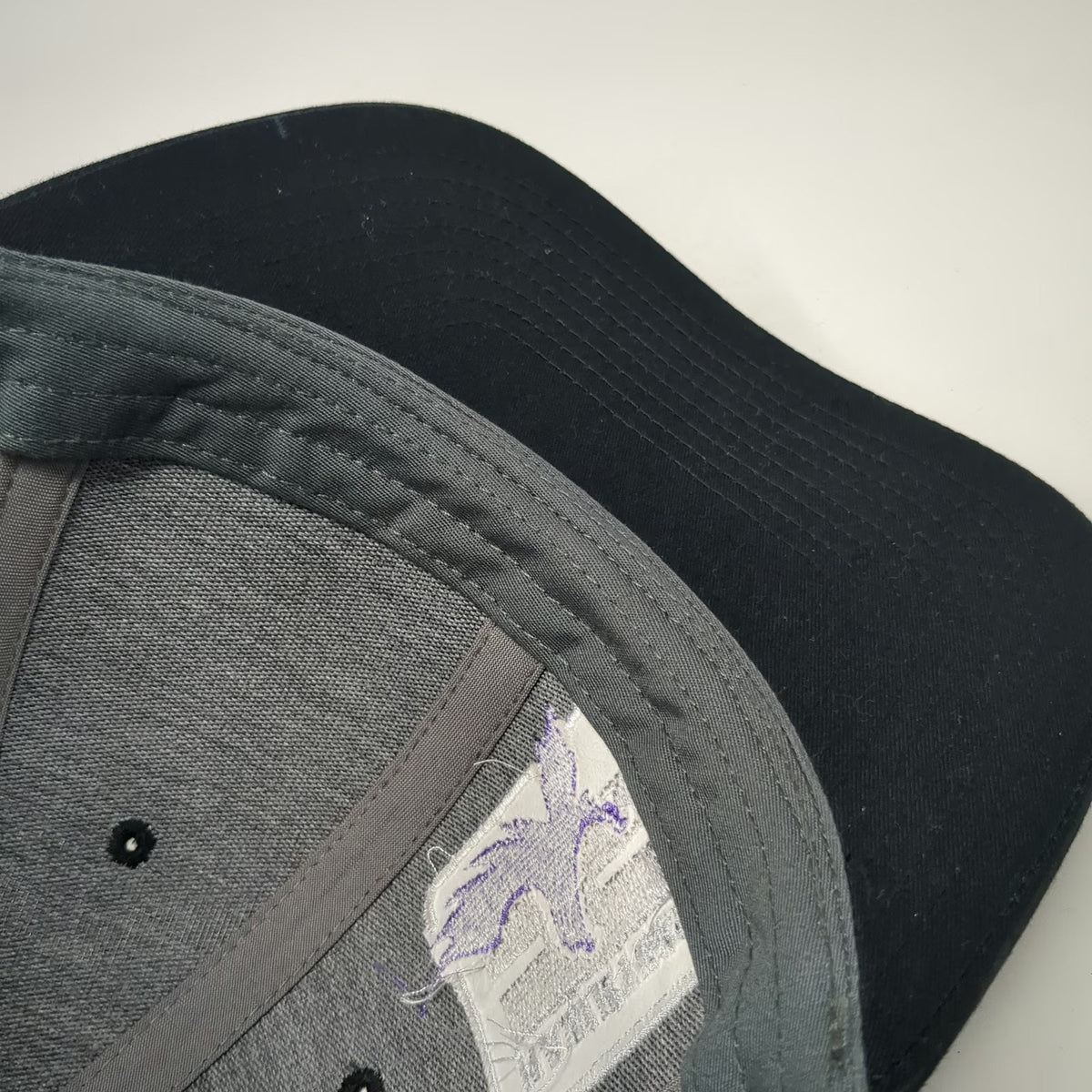 Richardson Trucker Hat Black One Size Hawktech Purple Eagle Mesh Snapback