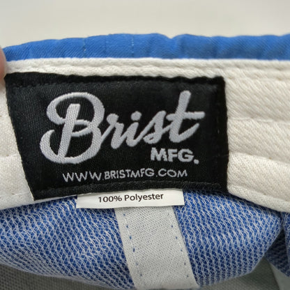 Brist Mfg 5 Panel Blue White One Size 10 Barrel Brewing Co Snapback Rope Hat