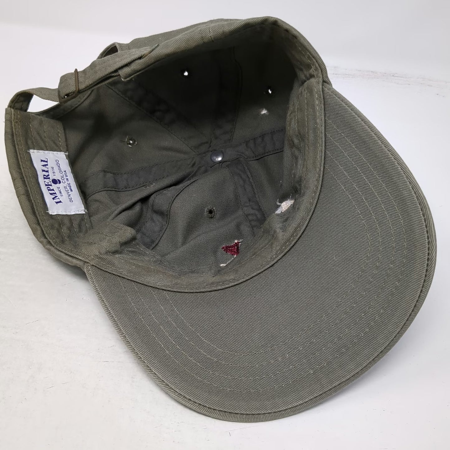 Imperial Baseball Cap Green One Size Atlantic Country Club Golf Hat Made in USA