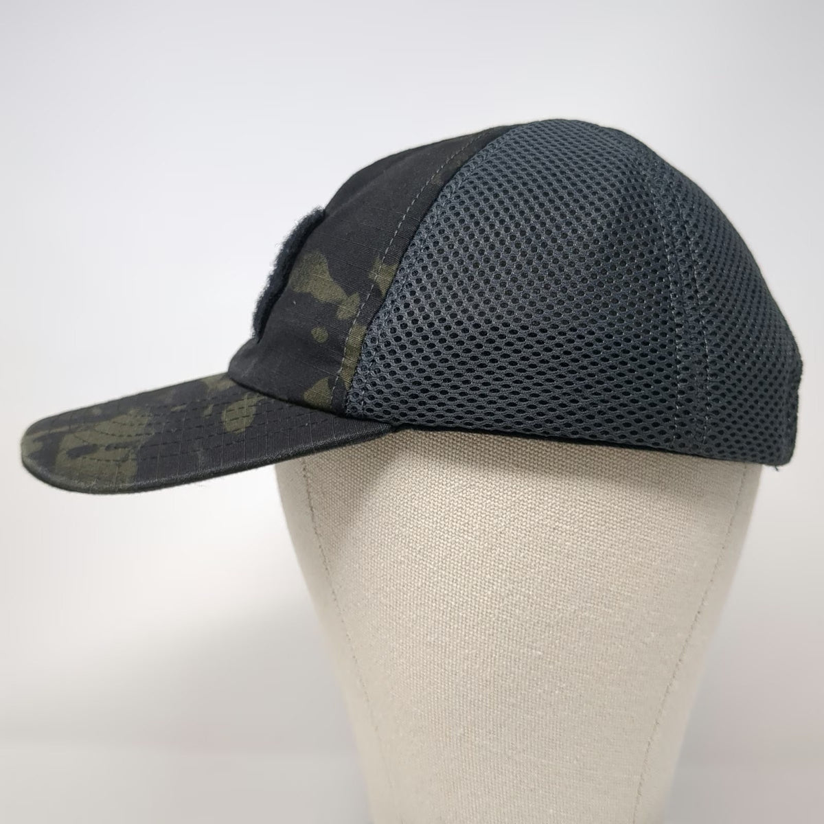 Nine Line Baseball Cap Black Green One Size Mesh Snapback Camo Side Flag Hat