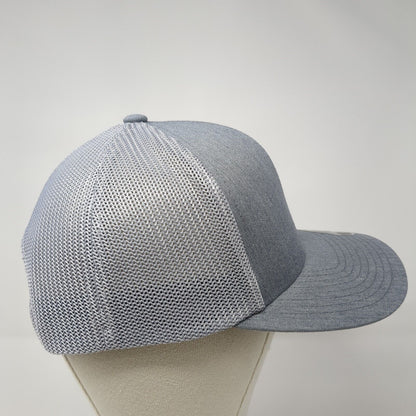 Teens 2 Trades Snapback Mesh Back Trucker Hat Gray One Size Flexfit 110