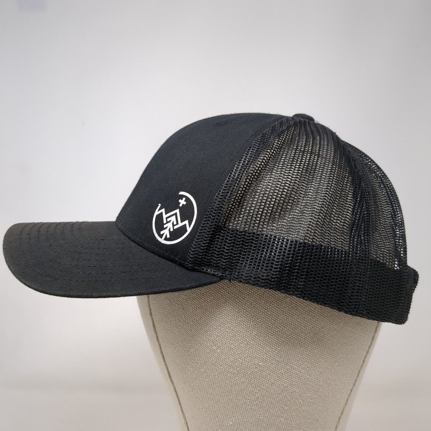 The Classics Yupoong Snapback Mesh Back Trucker Hat Black OSFA Adjustable
