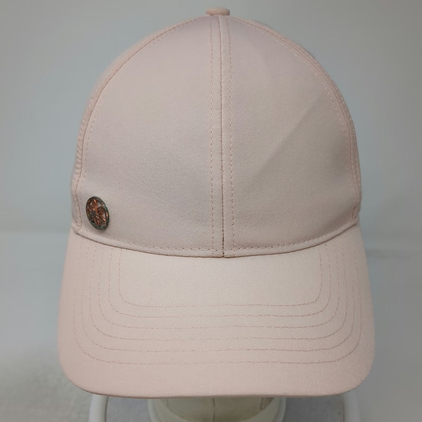 Gaiam Pink Baseball Cap One Size Perforated Breathable Nylon Spandex Yoga Hat