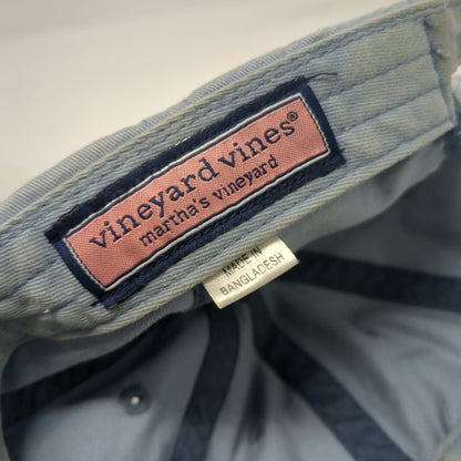Vineyard Vines Baseball Cap Blue One Size Adjustable Slideback Whale Logo Hat
