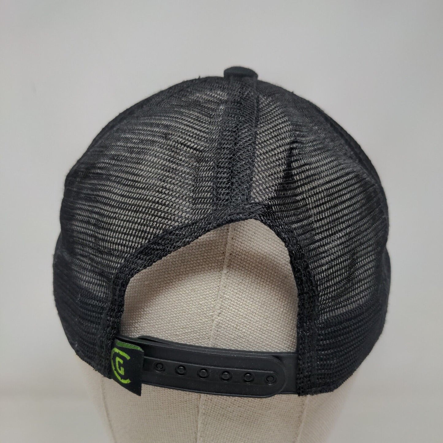 Greenworks Commercial Snapback Mesh Back Trucker Hat Black One Size