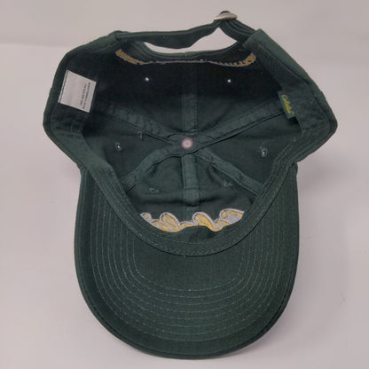 Cabela's Slideback Hat Green OSFA Adjustable Embroidered Vent Holes