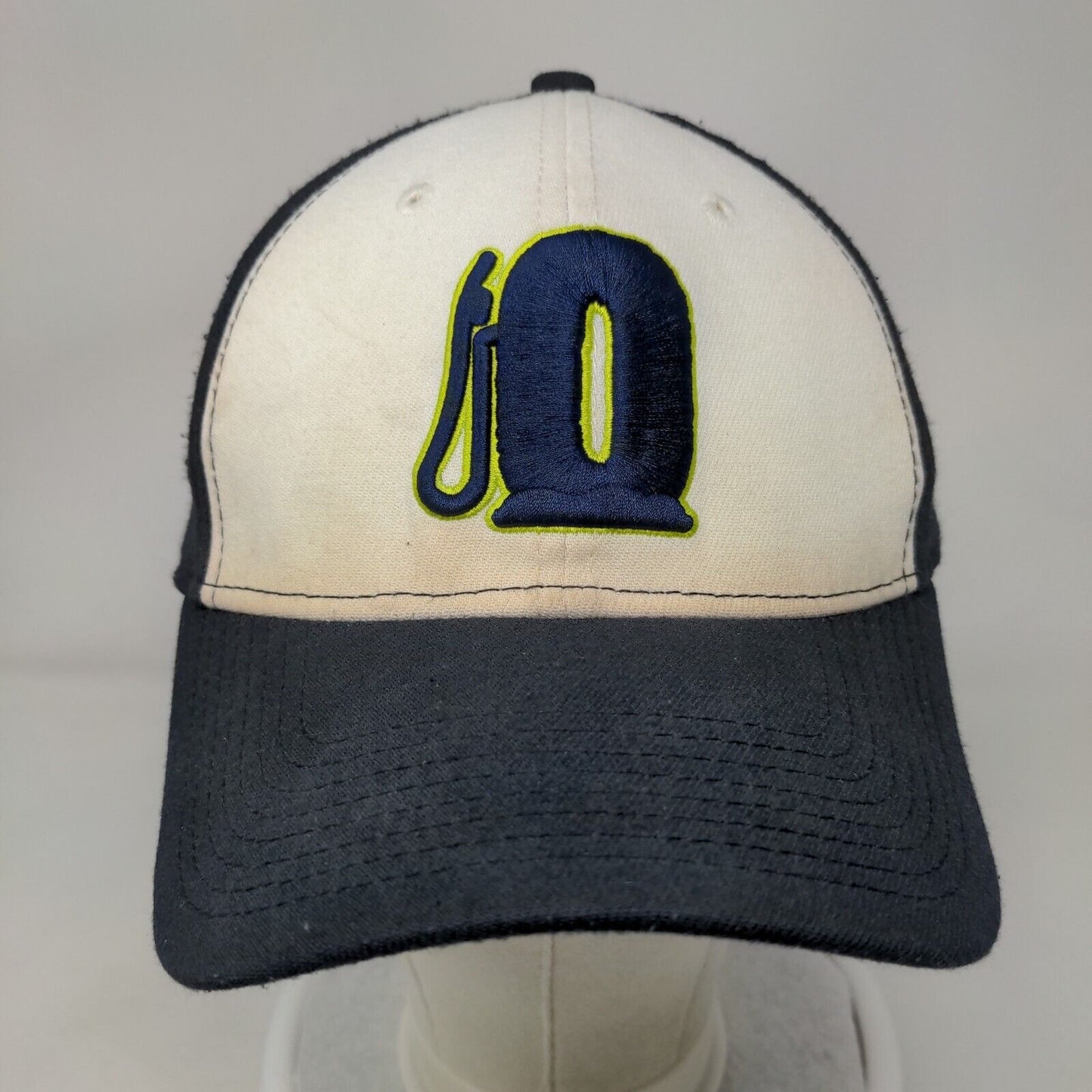 New Era Fitted Hat Multicolor S/M Lightweight Embroidered Vented Holes 6 Panel