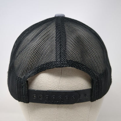 Pacific Headwear Trucker Hat Gray Black One Size High Mountain Dirtworks Logo