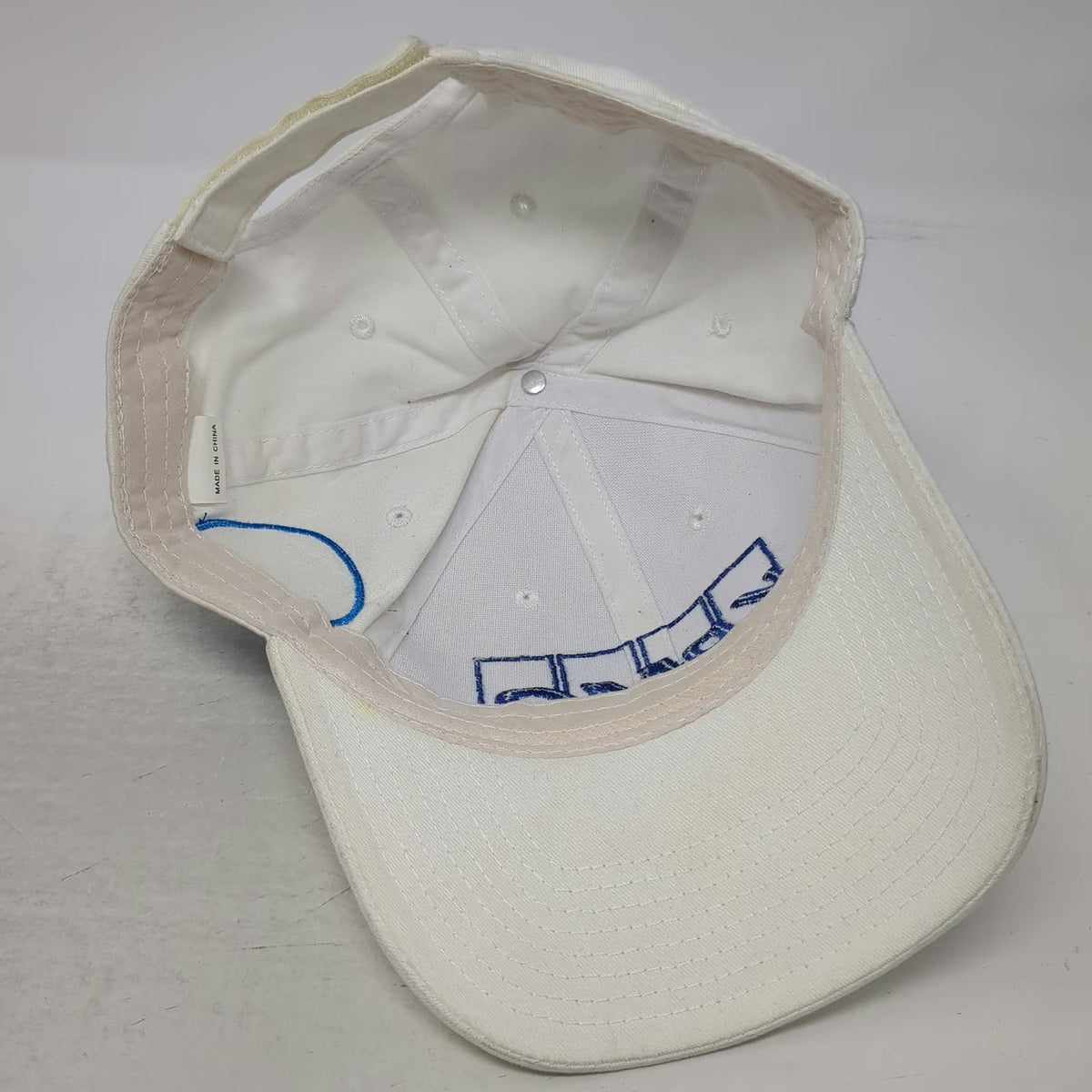 KPMG White One Size Baseball Cap New York Family Day Side Patch Strapback Hat