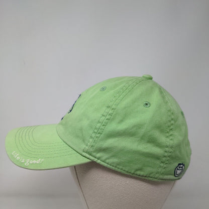 Jake Soccer Life Is Good Kids Strapback Hat Green 4-6T Embroidered