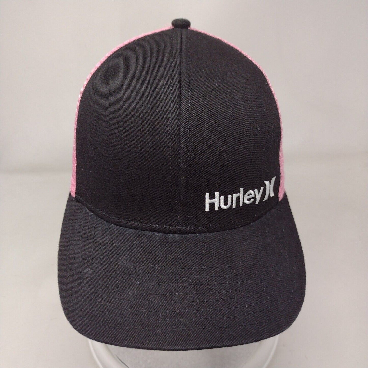 Hurley Snapback Mesh Back Trucker Hat Multi One Size Colorblock